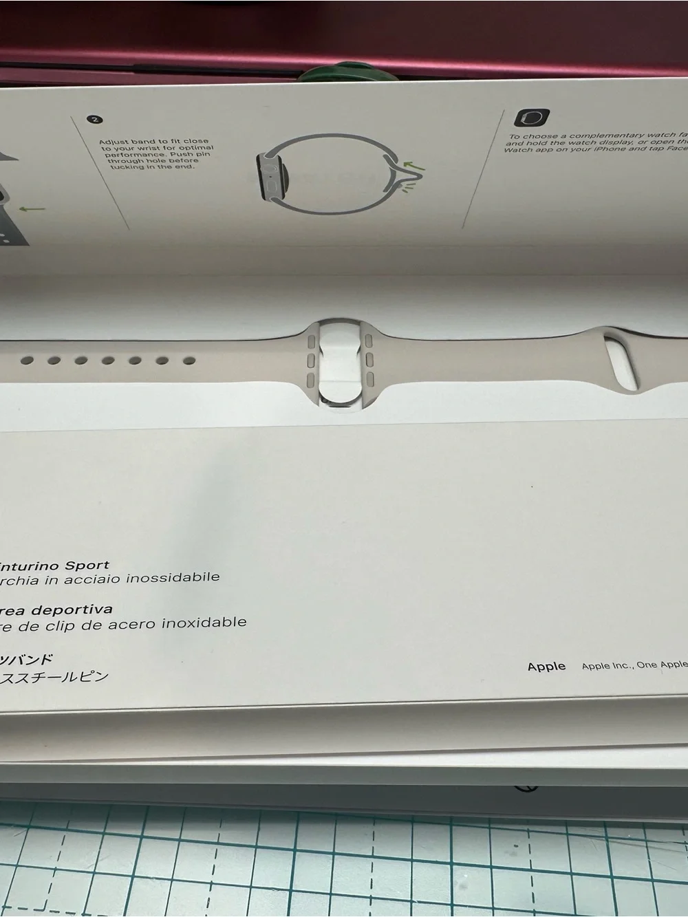 Apple Watch Starlight Sport Band - New in box